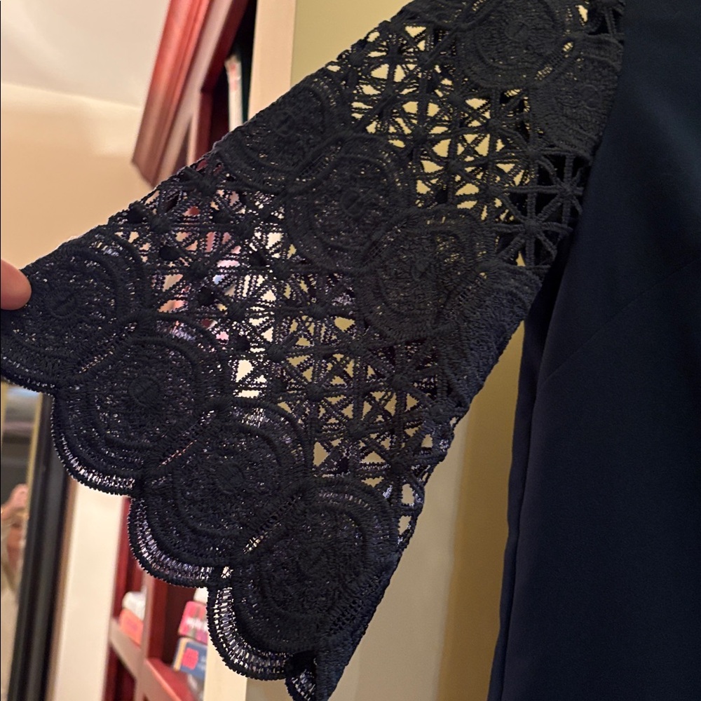 Banana Republic Shift Dress 3/4 length Lace bell sleeves Excellent Condition 4 - Picture 4 of 9